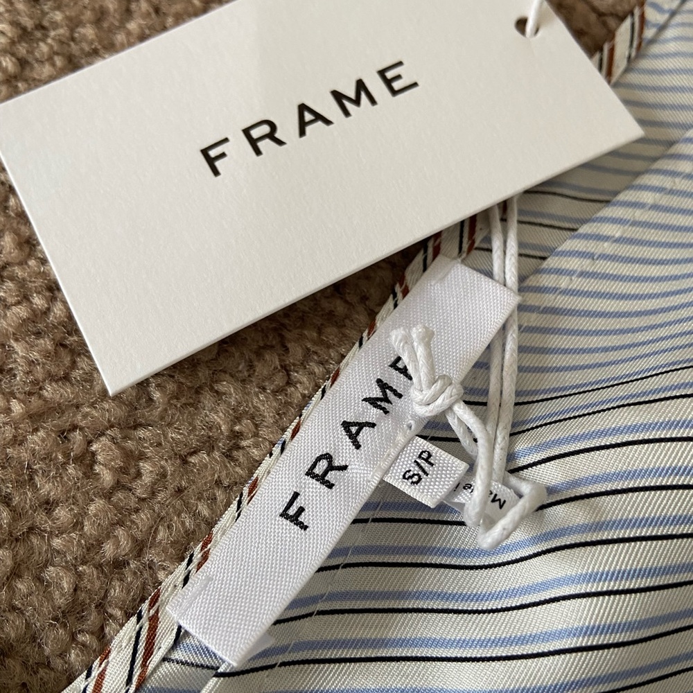 FRAME Classic Patterned Silk Camisole - Picture 7 of 8